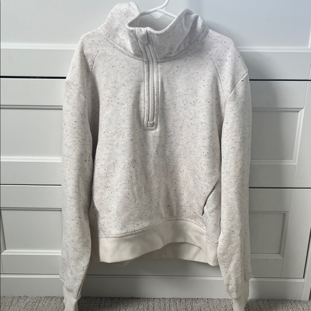 All in Motion Speckled White Kids Hoodie